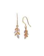 Rhodium Plated Green Cz Stud Earring For Women - Wahe Jewels - Swadesiicart
