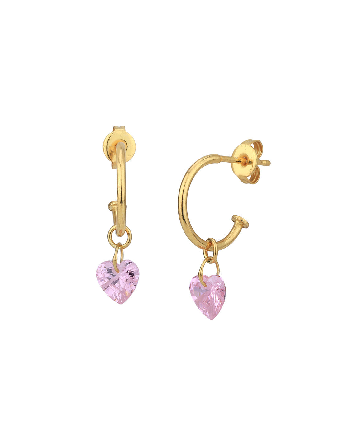 Rhodium Plated With Dangling Solitaire Drop Earring For Women - Wahe Jewels - Swadesiicart