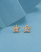 Rhodium Plated Minimal Threader Earrings With Hearts - Wahe Jewels - Swadesiicart