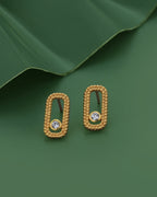 Gold-Polished White Pearl Drop Earring For Women - Wahe Jewels - Swadesiicart