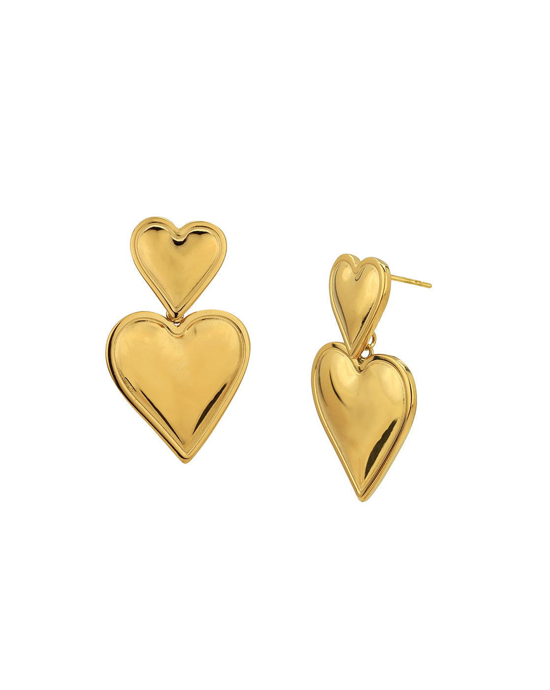 Gold-Polished & Pearl Circular Hoop Earring - Wahe Jewels - Swadesiicart