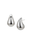 Rhodium Plated Cz Leaf Drop Earring For Women - Wahe Jewels - Swadesiicart