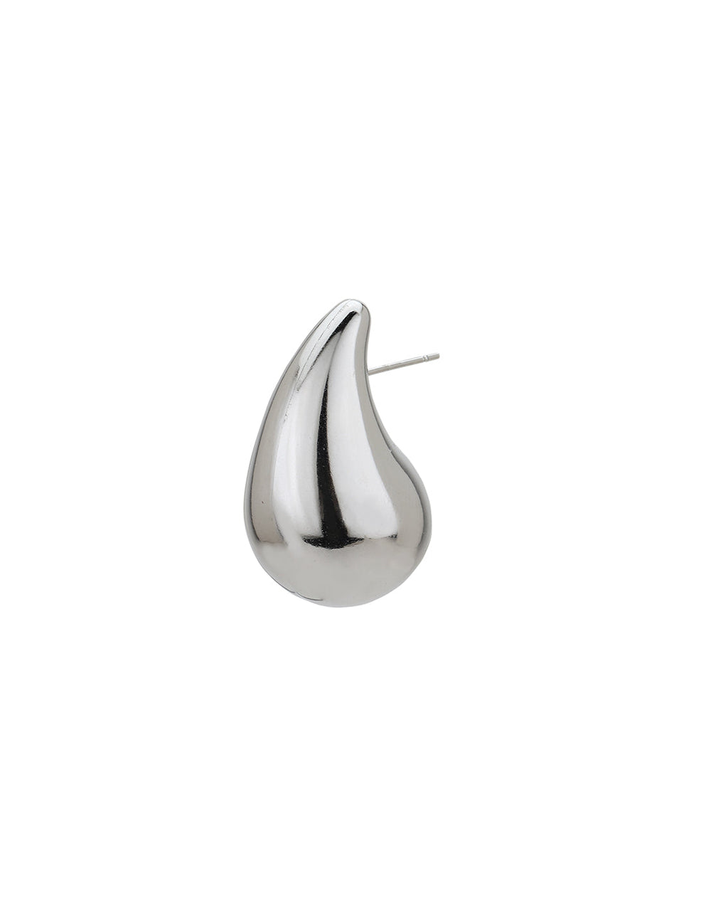 Rhodium Plated Cz Leaf Drop Earring For Women - Wahe Jewels - Swadesiicart