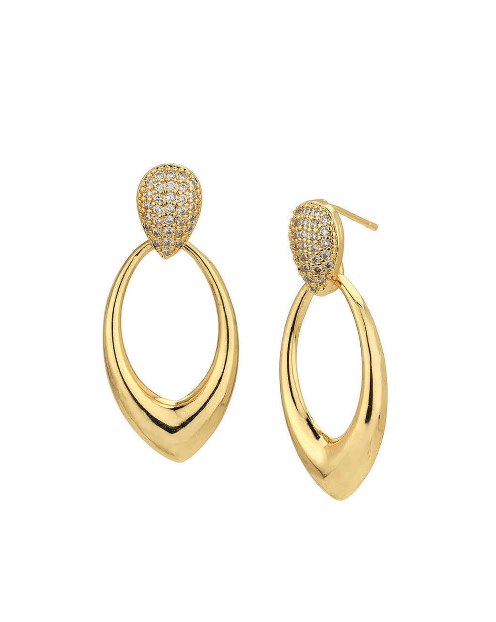 Silver - Toned Contemporary Ear Cuff Earrings - Wahe Jewels - Swadesiicart