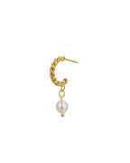Premium Silver Plated With Pearl Stud Earring For Women - Wahe Jewels - Swadesiicart