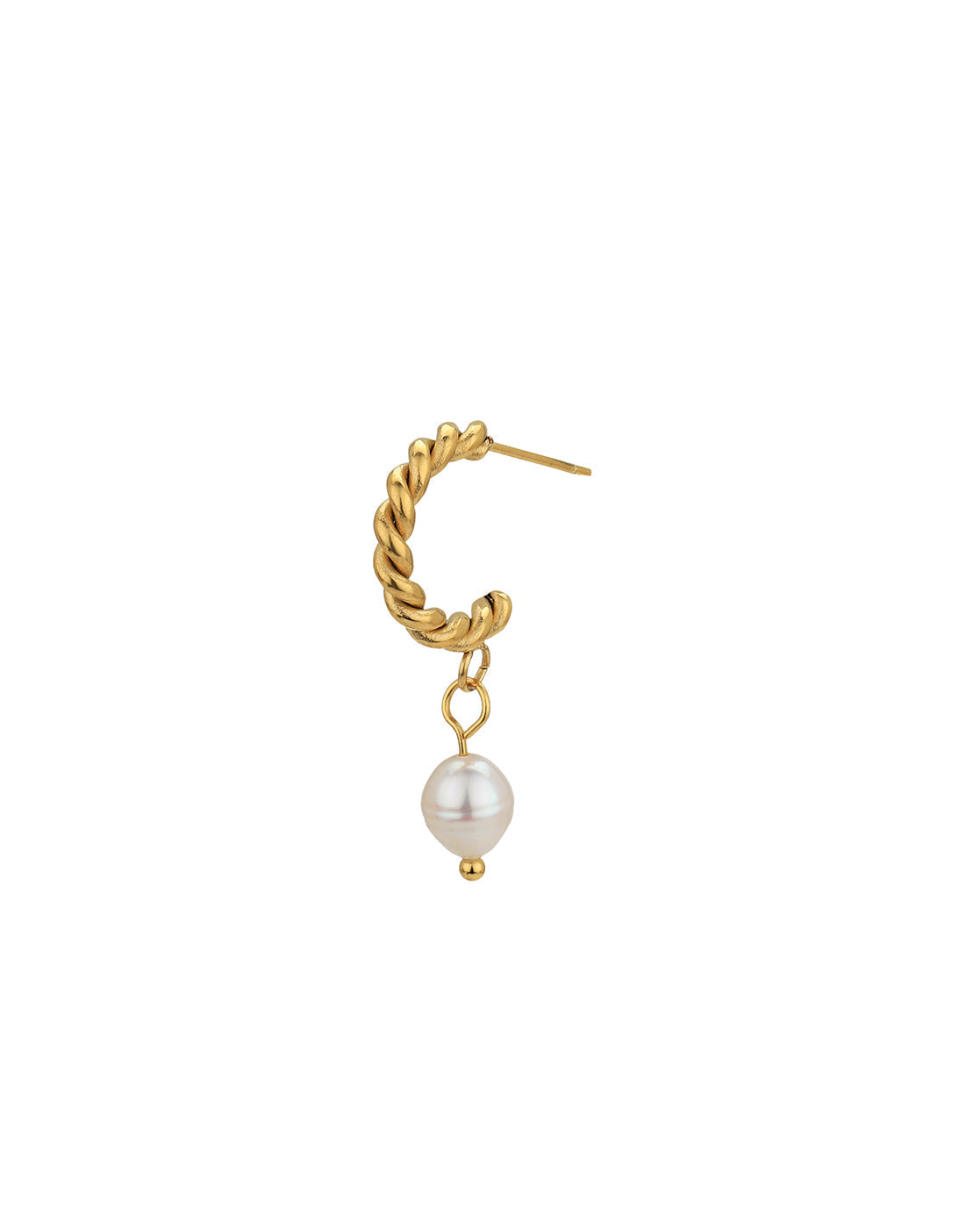 Premium Silver Plated With Pearl Stud Earring For Women - Wahe Jewels - Swadesiicart