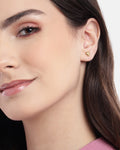 Set Of 2 - Gold-Polished Star And Heart Stud Earring For Women - Wahe Jewels - Swadesiicart