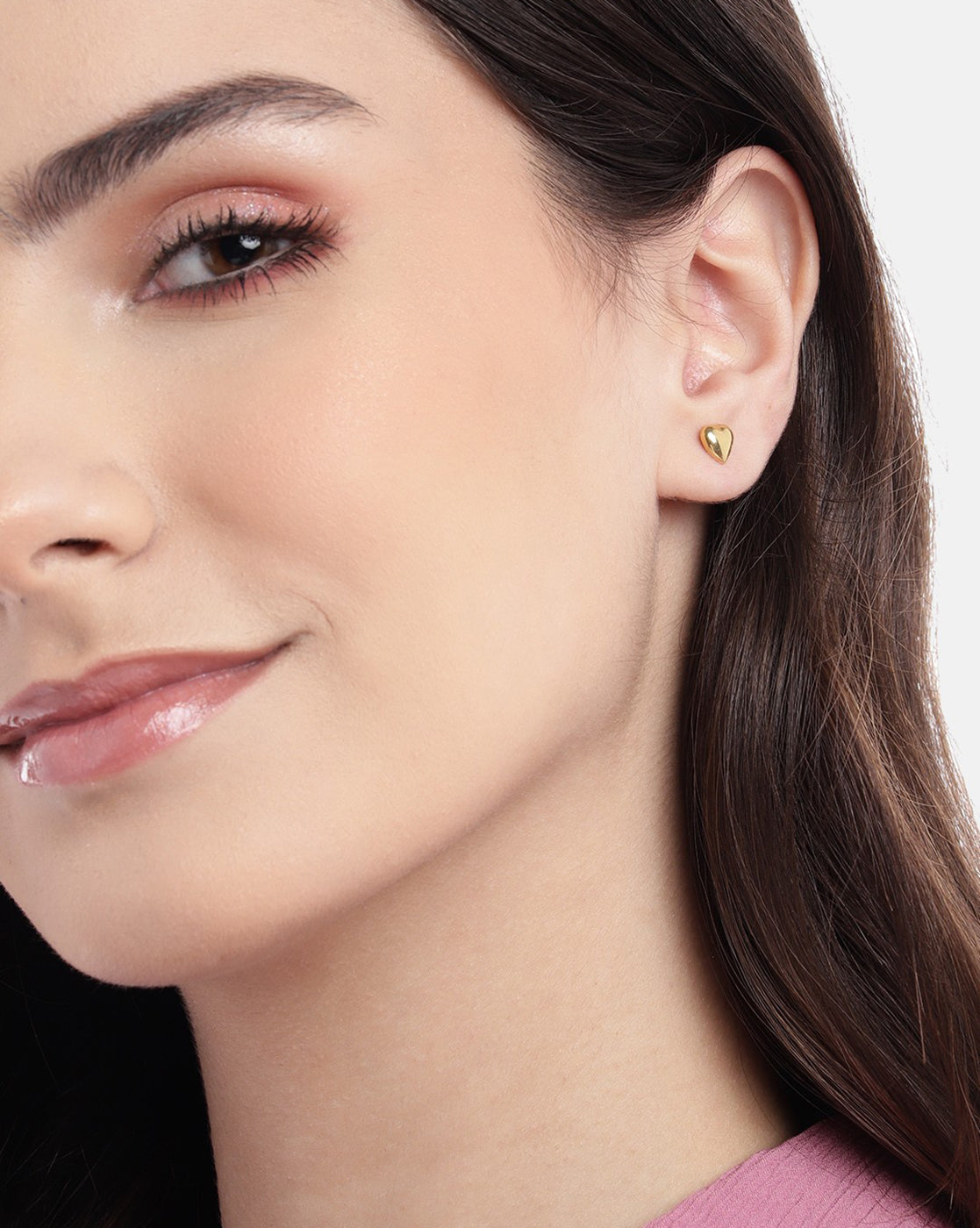 Set Of 2 - Gold-Polished Star And Heart Stud Earring For Women - Wahe Jewels - Swadesiicart