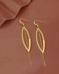 Gold-Polished Contemporary Hoop Earring For Women - Wahe Jewels - Swadesiicart