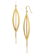 Gold-Polished Contemporary Hoop Earring For Women - Wahe Jewels - Swadesiicart
