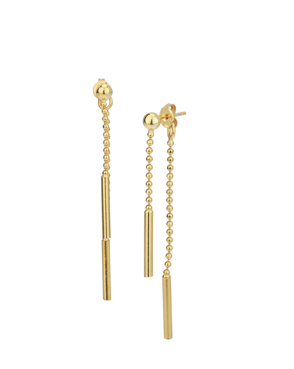 Rhodium Plated Cz Floral Drop Earring With Dangling Pearl For Women - Wahe Jewels - Swadesiicart
