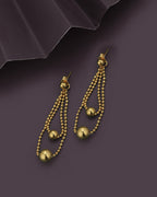 Gold-Polished With Cz Fancy Drop Earring For Women - Wahe Jewels - Swadesiicart