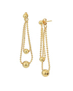 Gold-Polished With Cz Fancy Drop Earring For Women - Wahe Jewels - Swadesiicart