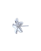 Rhodium Plated Cz Contemporary Stud Earring For Women - Wahe Jewels - Swadesiicart