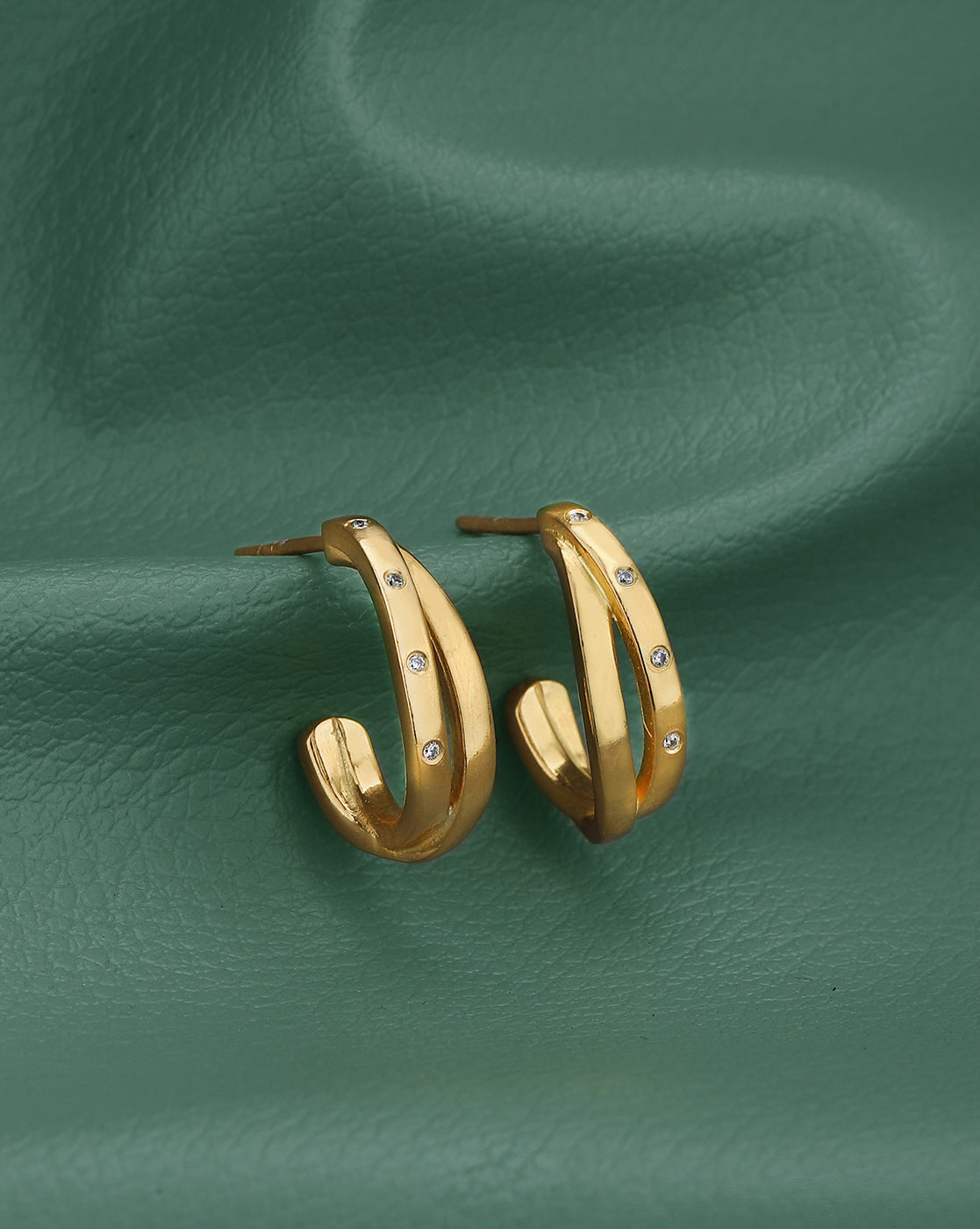Rhodium Plated Square Hoop Earring For Women - Wahe Jewels - Swadesiicart