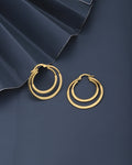 Rhodium Plated Cz Drop Earring With Dangling Infinity For Women - Wahe Jewels - Swadesiicart