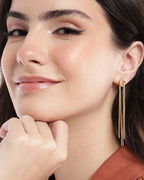 Silver Plated Cz & Pearl Tear Drop Stud Earring For Women - Wahe Jewels - Swadesiicart