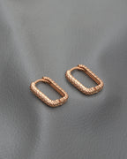 Rhodium Plated Cz Contemporary Drop Earring For Women - Wahe Jewels - Swadesiicart