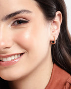 Rhodium Plated Cz Contemporary Drop Earring For Women - Wahe Jewels - Swadesiicart