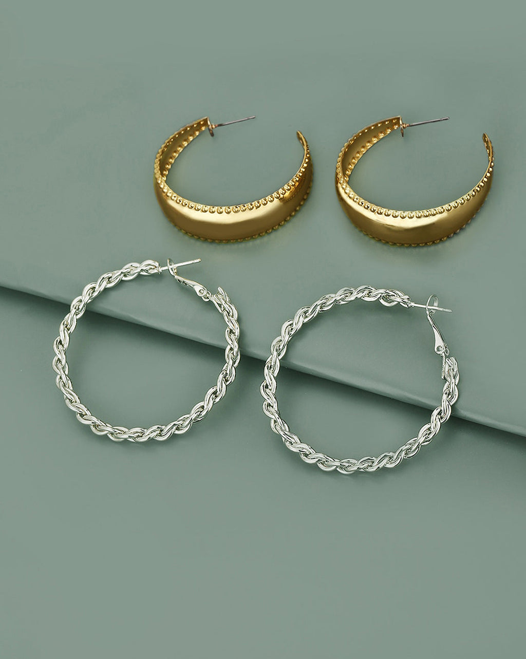 Gold-Polished With Cz Stylish Drop Earring For Women - Wahe Jewels - Swadesiicart
