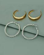 Gold-Polished With Cz Stylish Drop Earring For Women - Wahe Jewels - Swadesiicart