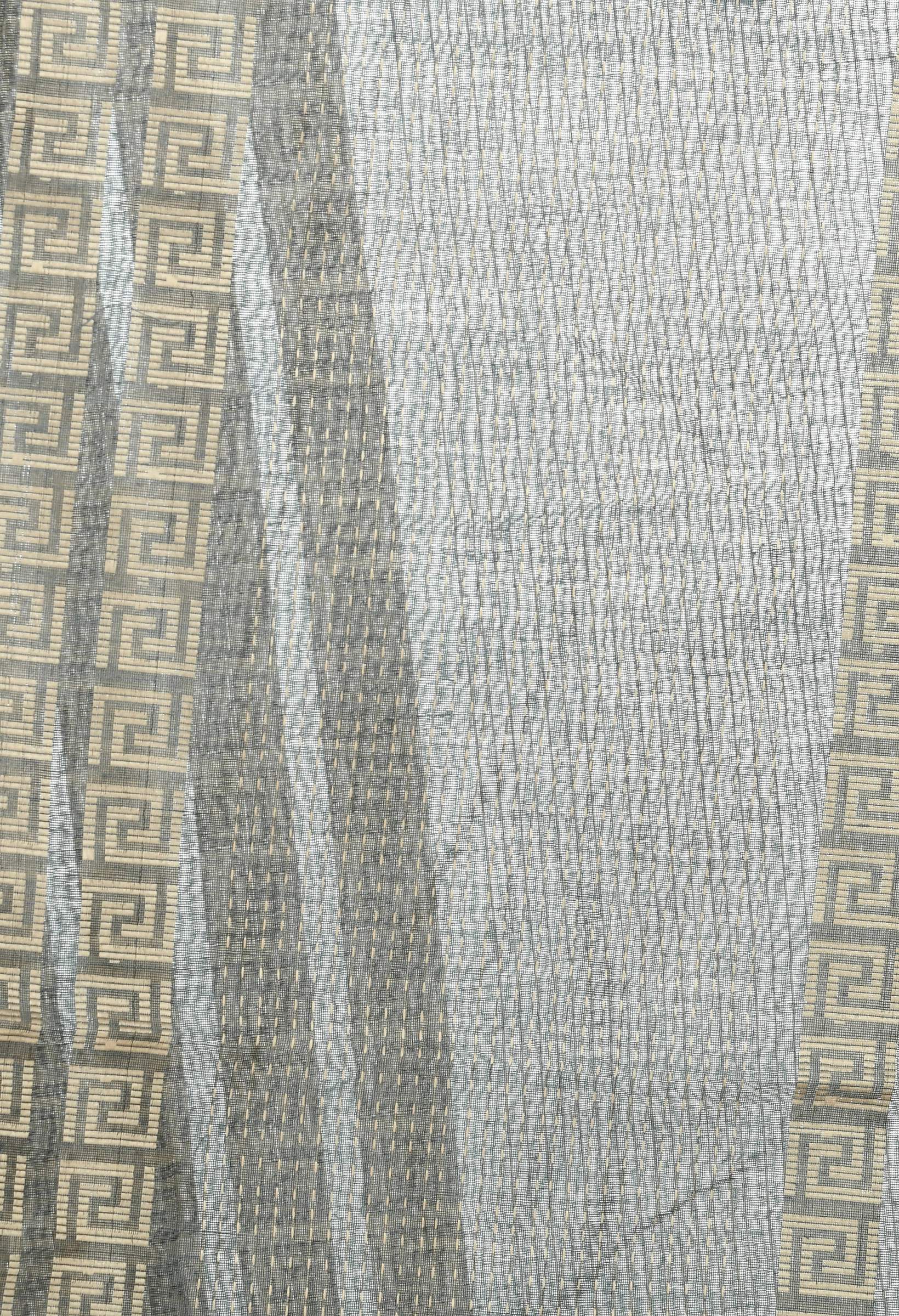 Mominos Fashion Moeza Handloom Cotton Grey Dupatta For Women | Grocsy