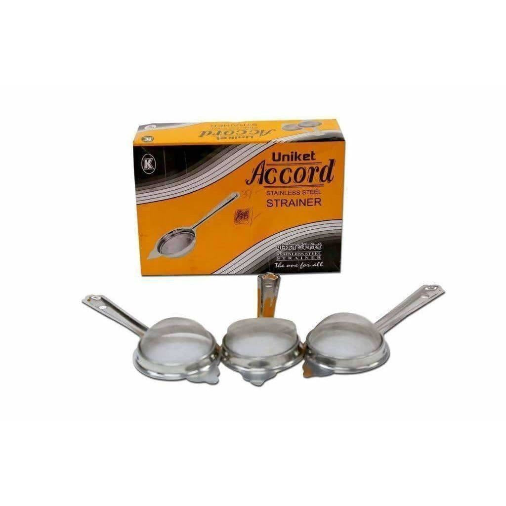 Uniket Accord Stainless Steel Tea Strainer - 1 PC | Grocsy
