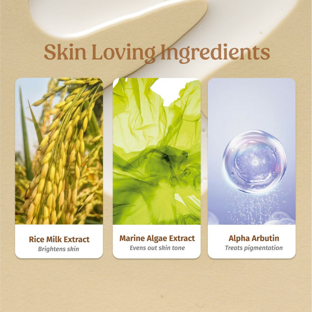 Vilvah Store Milk Drops Brightening Serum (Skin Brightening) | Grocsy