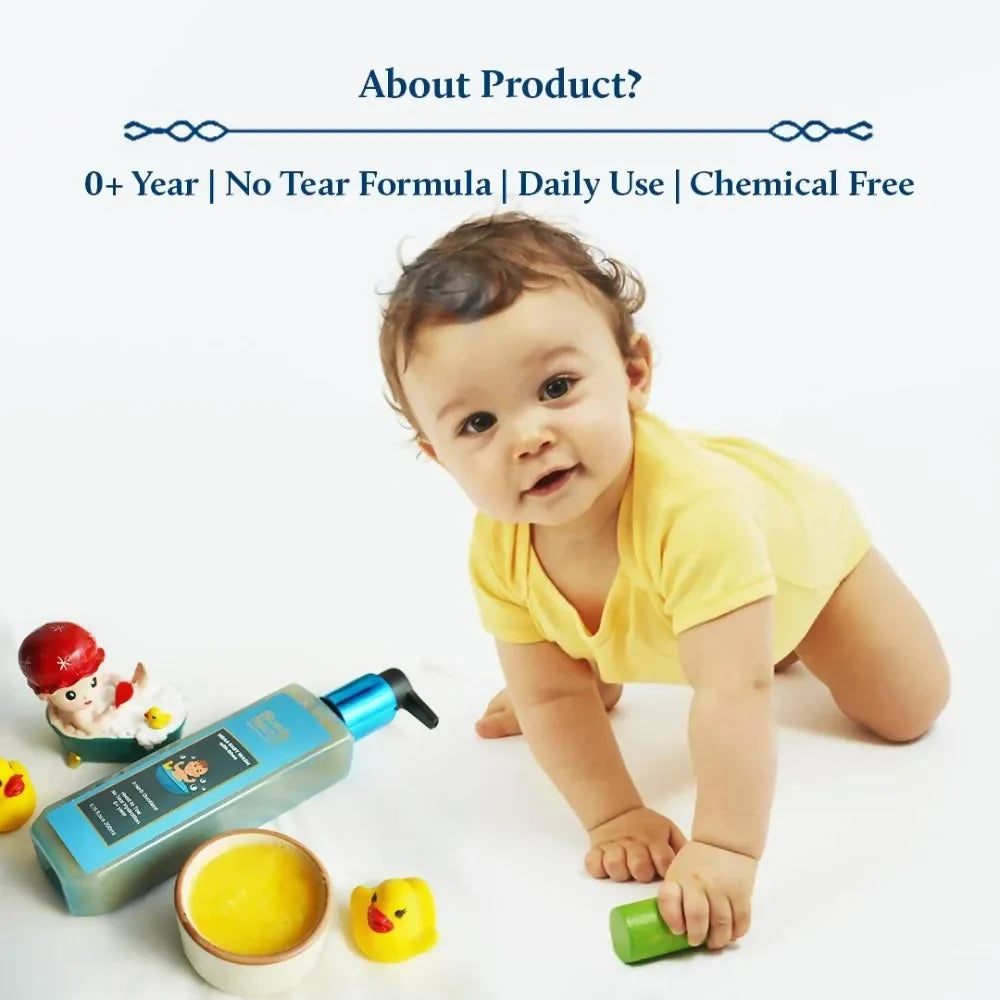Blue Nectar Briganantadi Baby Shampoo With Natural Ghee | Grocsy