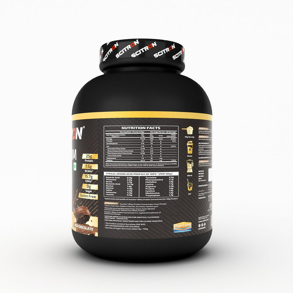 Scitron Nitro Series Premium Whey Rich Chocolate | Grocsy
