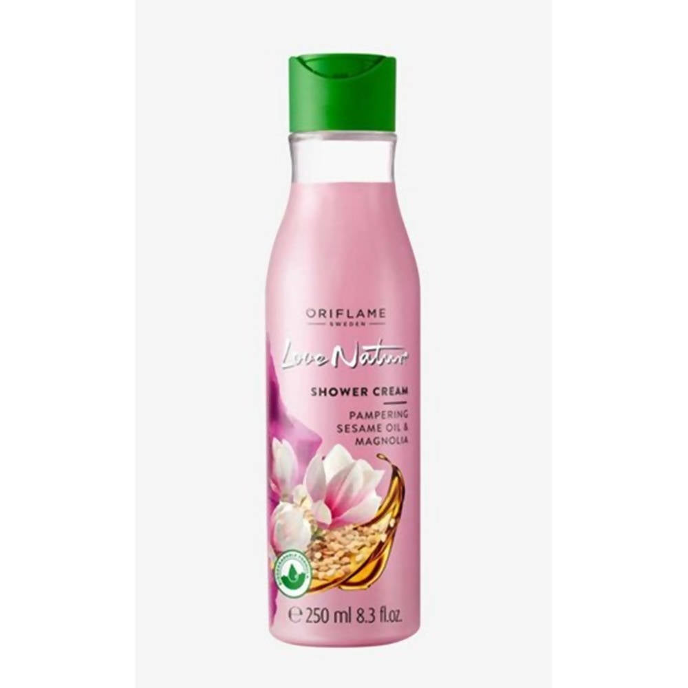 Oriflame Love Nature Shower Cream Pampering Sesame Oil & Magnolia | Grocsy