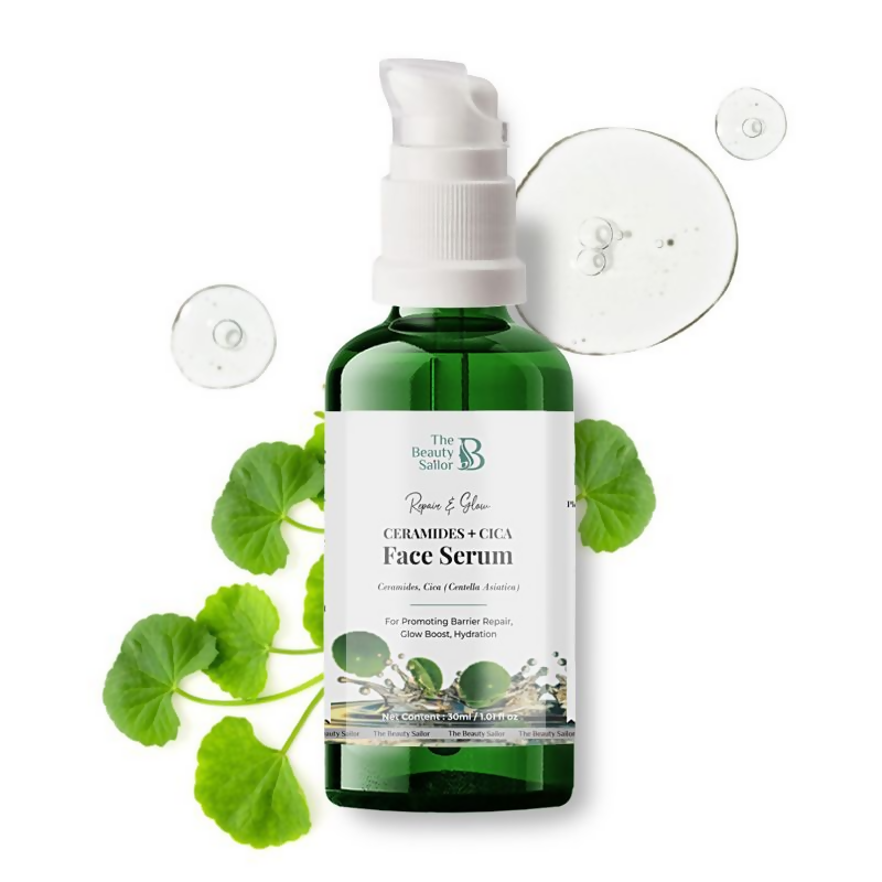 The Beauty Sailor Repair & Glow Ceramides + Cica Face Serum | Grocsy