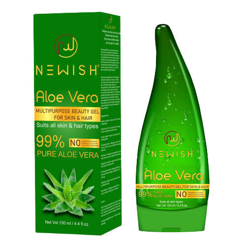 Newish Pure Aloe Vera Gel For Skin & Hair | Grocsy