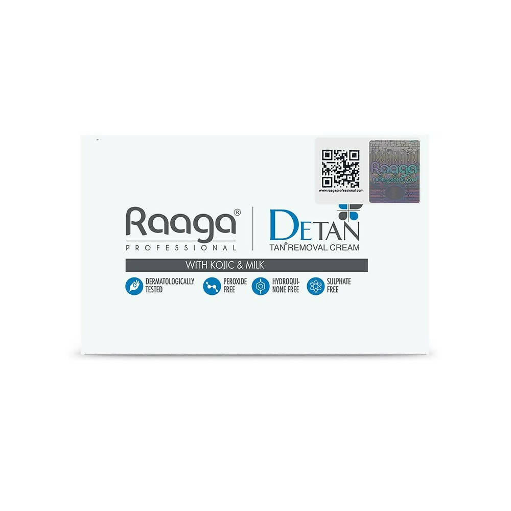 Raaga Professional De-Tan Tan Removal Cream Kojic & Milk | Grocsy