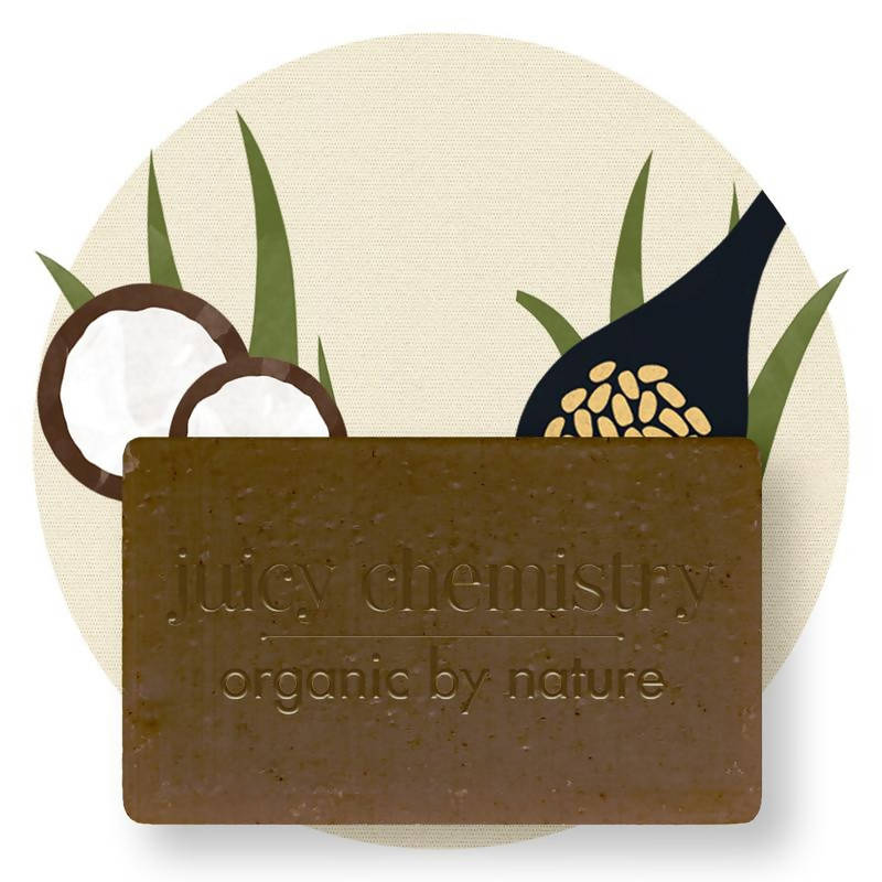 Juicy Chemistry Fenugreek, Brahmi & Plantain Shampoo Bar | Grocsy