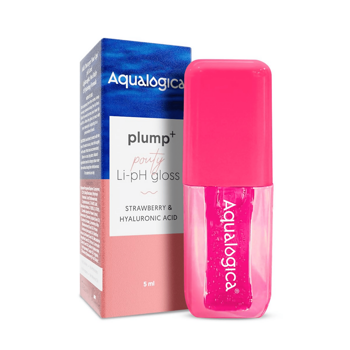 Aqualogica Plump+ Pouty Li-Ph Gloss - Watermelon Slice - Limited Time Offer | Grocsy