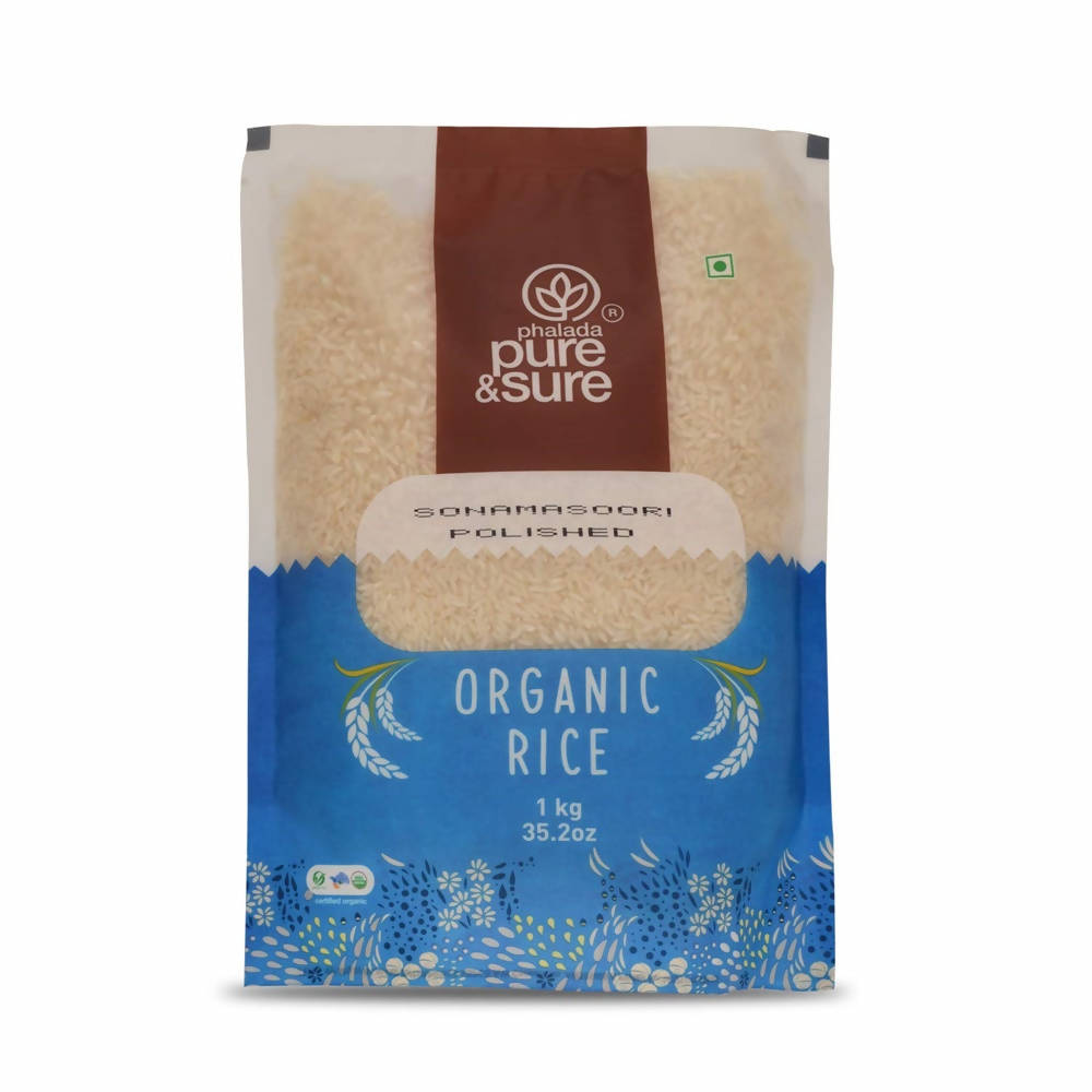 Pure & Sure Sonamasoori Polished Organic Rice | Grocsy