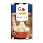 Gits Rasgulla Tin - Open & Eat | Grocsy
