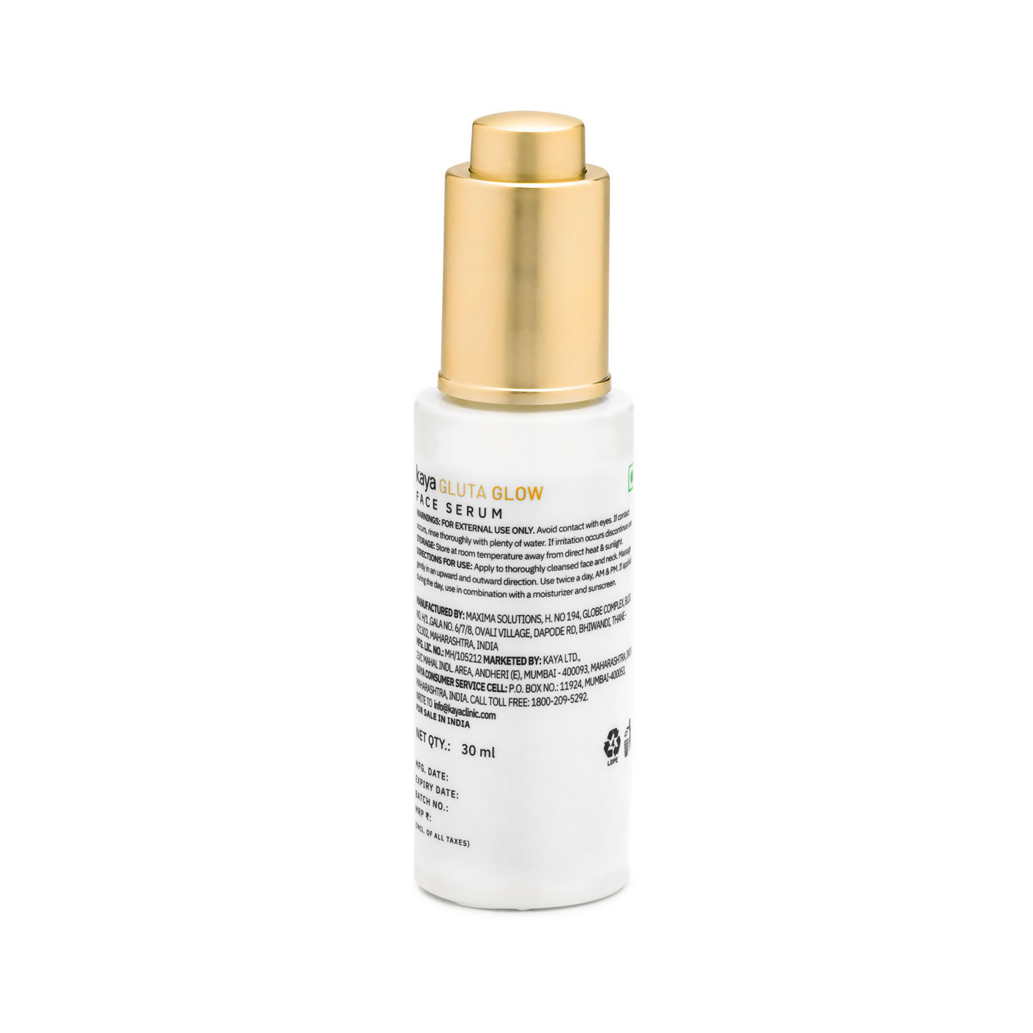 Kaya Gluta Glow Face Serum | Grocsy