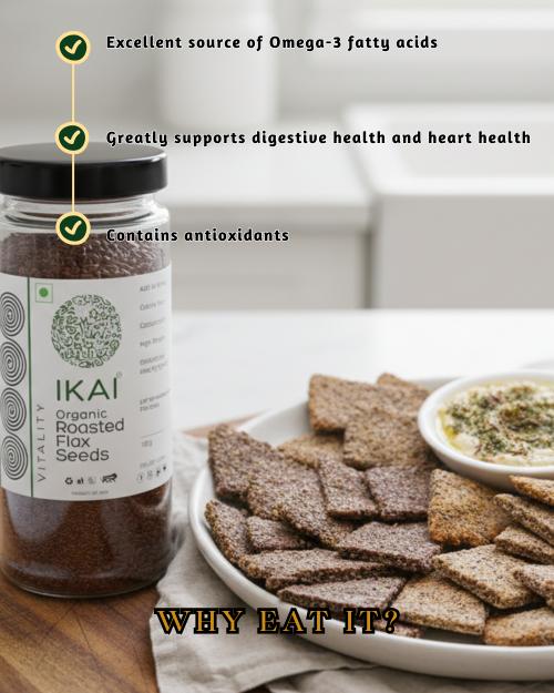 IKAI Organic Flax Seeds | Grocsy