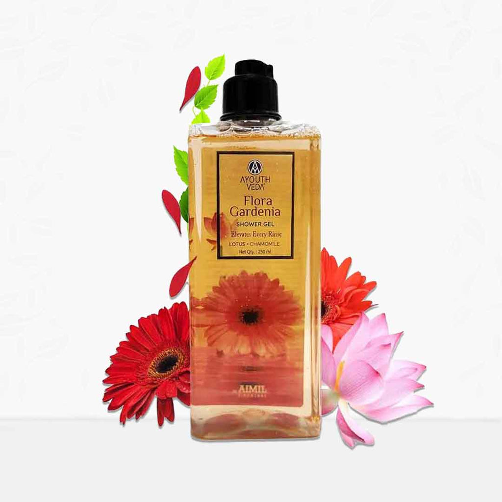 Ayouthveda Floral Gardenia Shower Gel | Grocsy