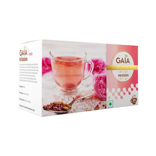 Gaia Rose Infusion Green Tea Bags | Grocsy