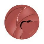 Kaja Heart Melter Lip Gloss Stick 03 Crazy 4U - Soft Rosy Mauve | Grocsy