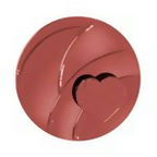 Kaja Heart Melter Lip Gloss Stick 03 Crazy 4U - Soft Rosy Mauve | Grocsy