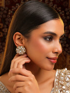 Ruby Raang Floral Aura Studs | Grocsy