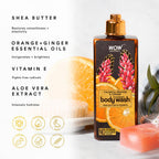 Wow Skin Science Valencia Orange & Ginger Foaming Body Wash | Grocsy