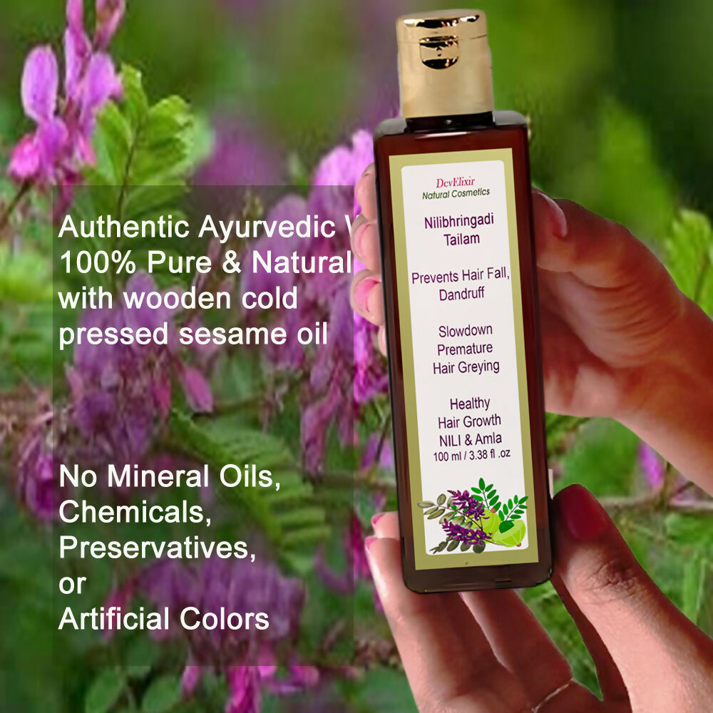 DevElixir Neeli Bhringadi Hair Oil | Grocsy