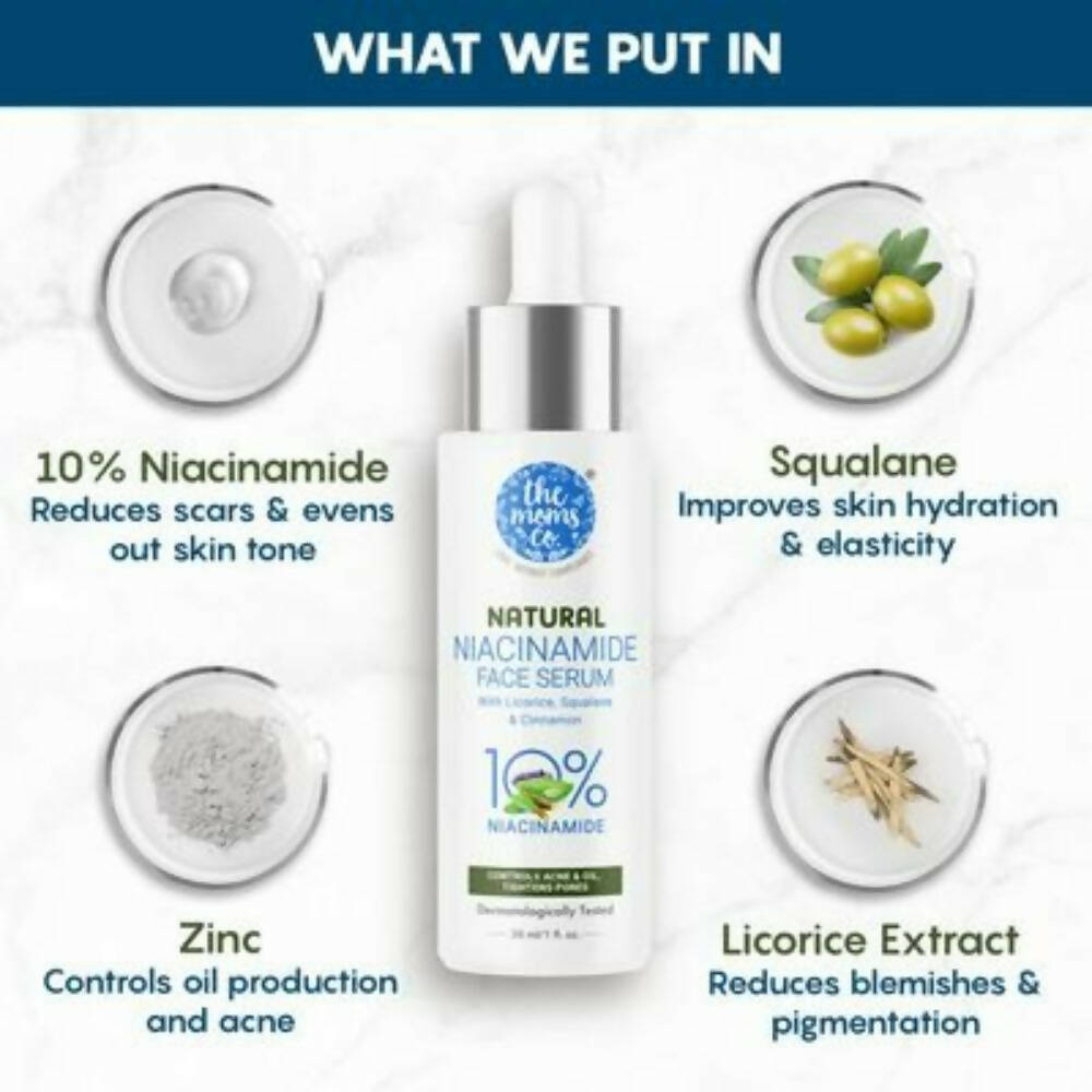 The Moms Co Natural Niacinamide Face Serum | Grocsy