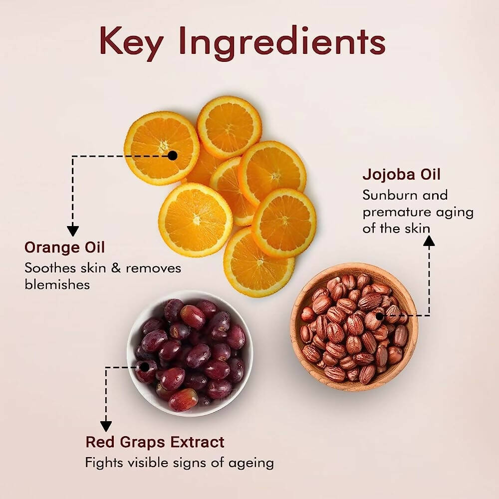 NutriGlow NATURAL'S Advanced Pro Formula Wine Facial Cleanup Kit | Grocsy