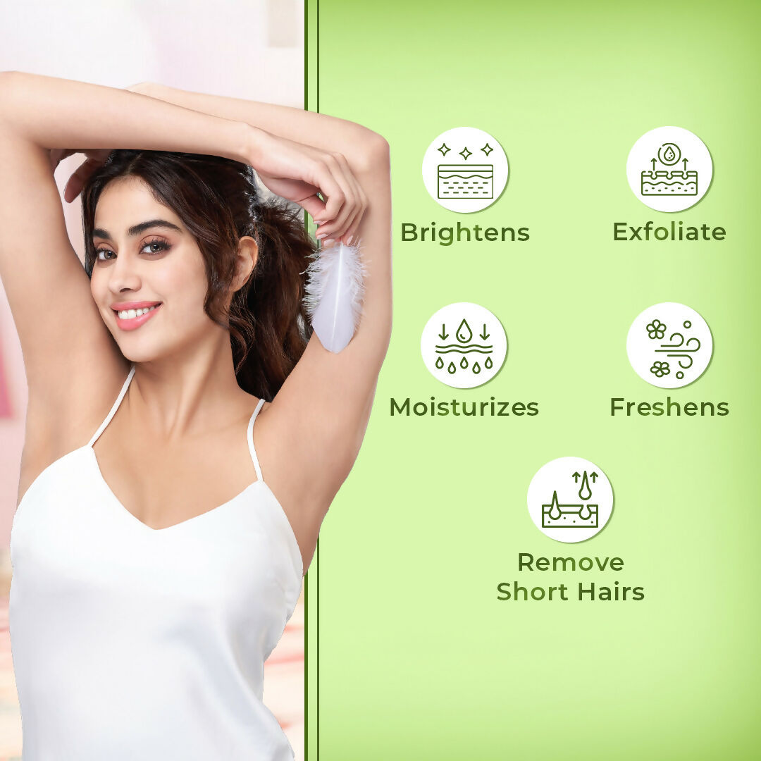 VI-JOHN Feather Touch Cucumber & Aloevera Hair Removal Cream for Women for Sensitive Skin Suitable for Legs, Underarms, Bikini Line, Arms | Grocsy